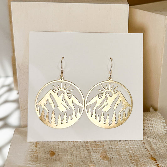 Mountain Sunset Earrings