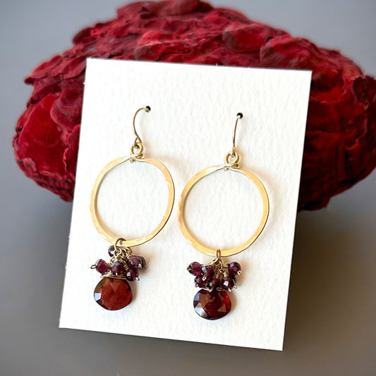 Garnet Earrings