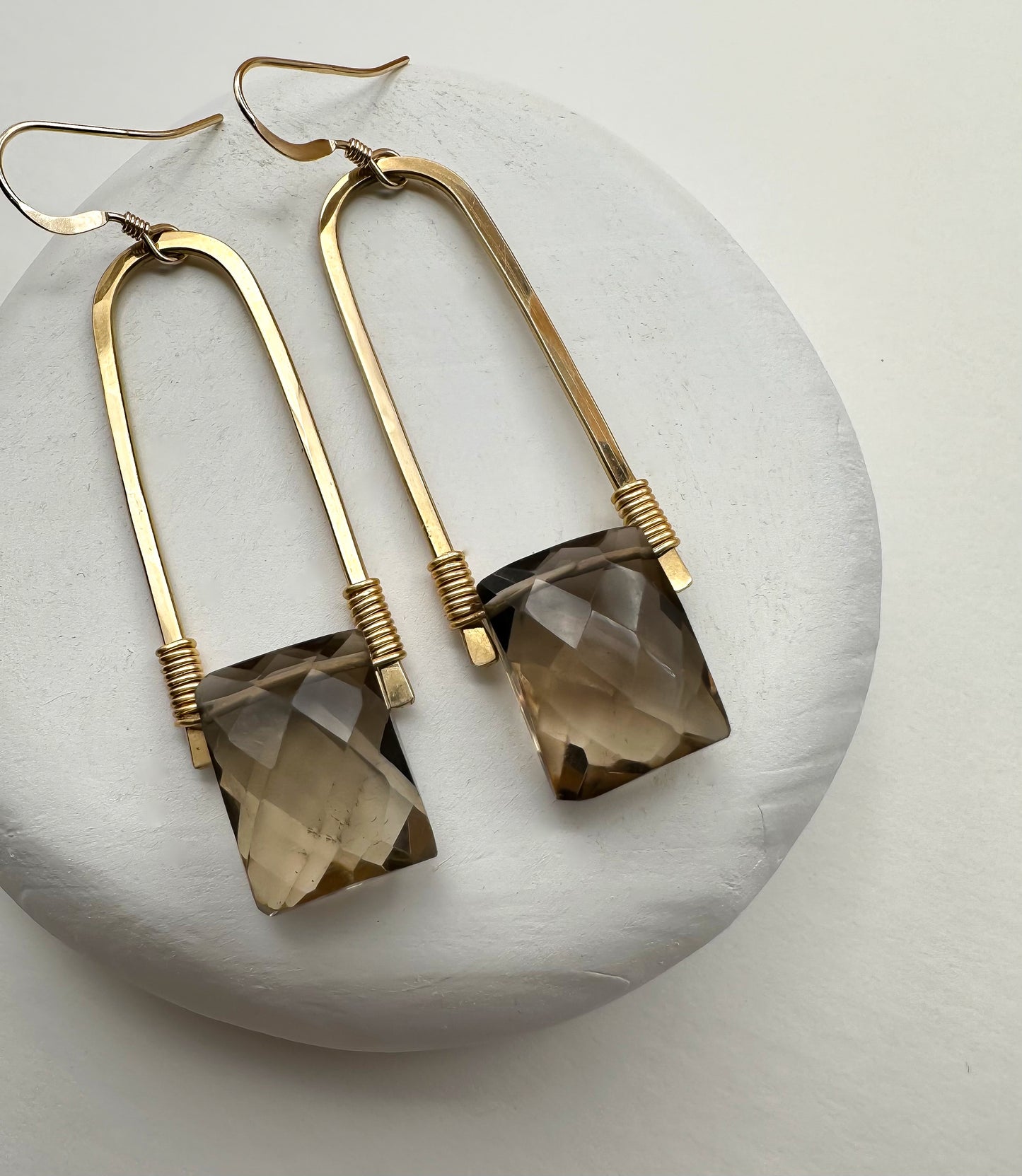 Smokey Quartz Earrings