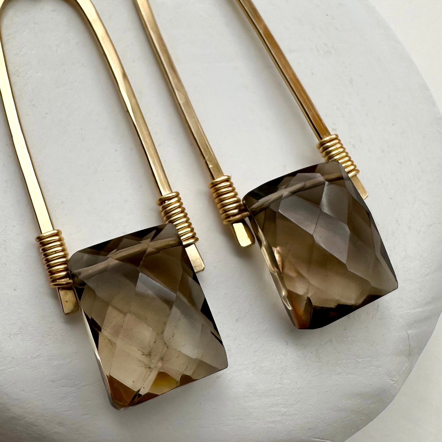 Smokey Quartz Earrings