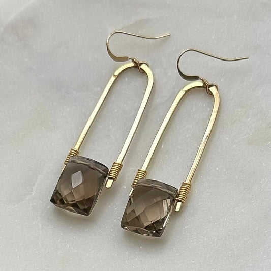 Smokey Quartz Earrings